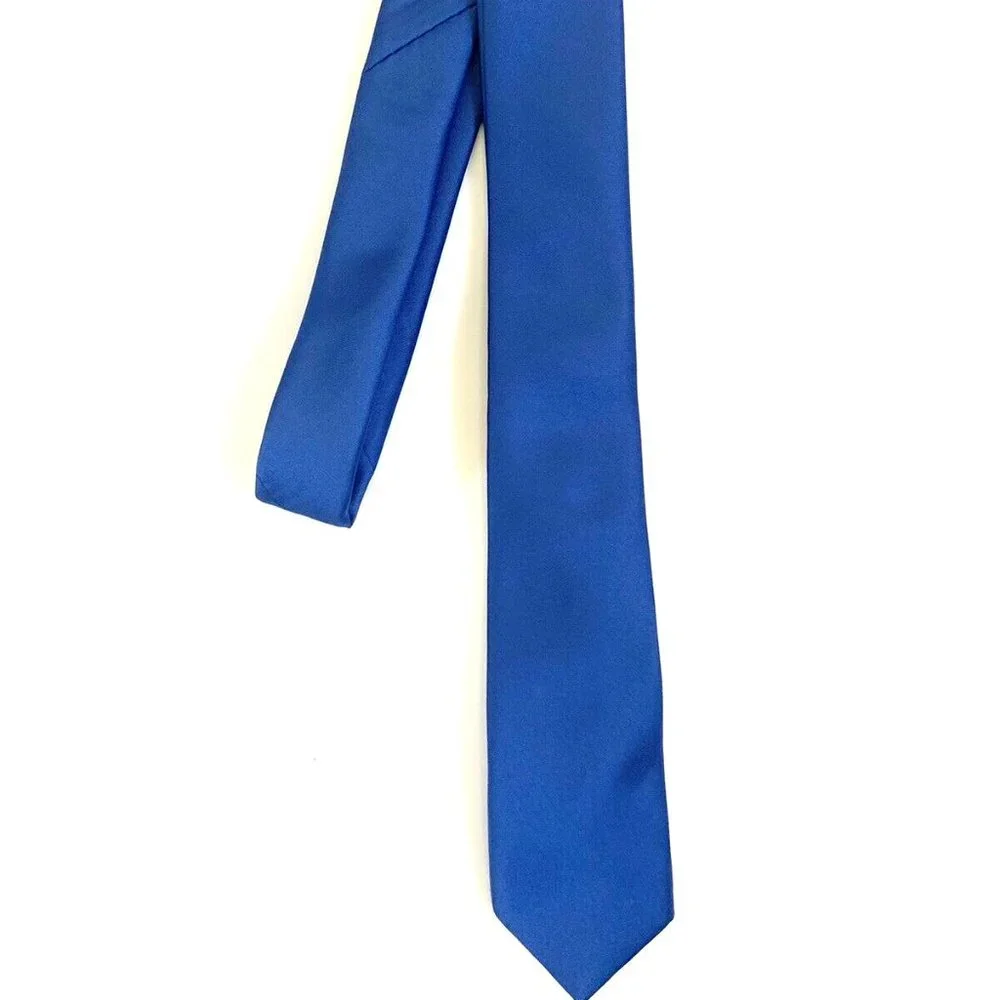 Jacob Alexander Boys Youth Woven Neck Tie Royal Blue Color